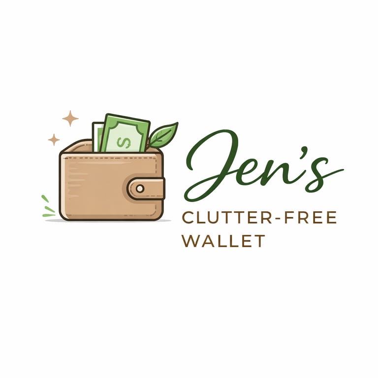 Jen's clutter-free wallet logo