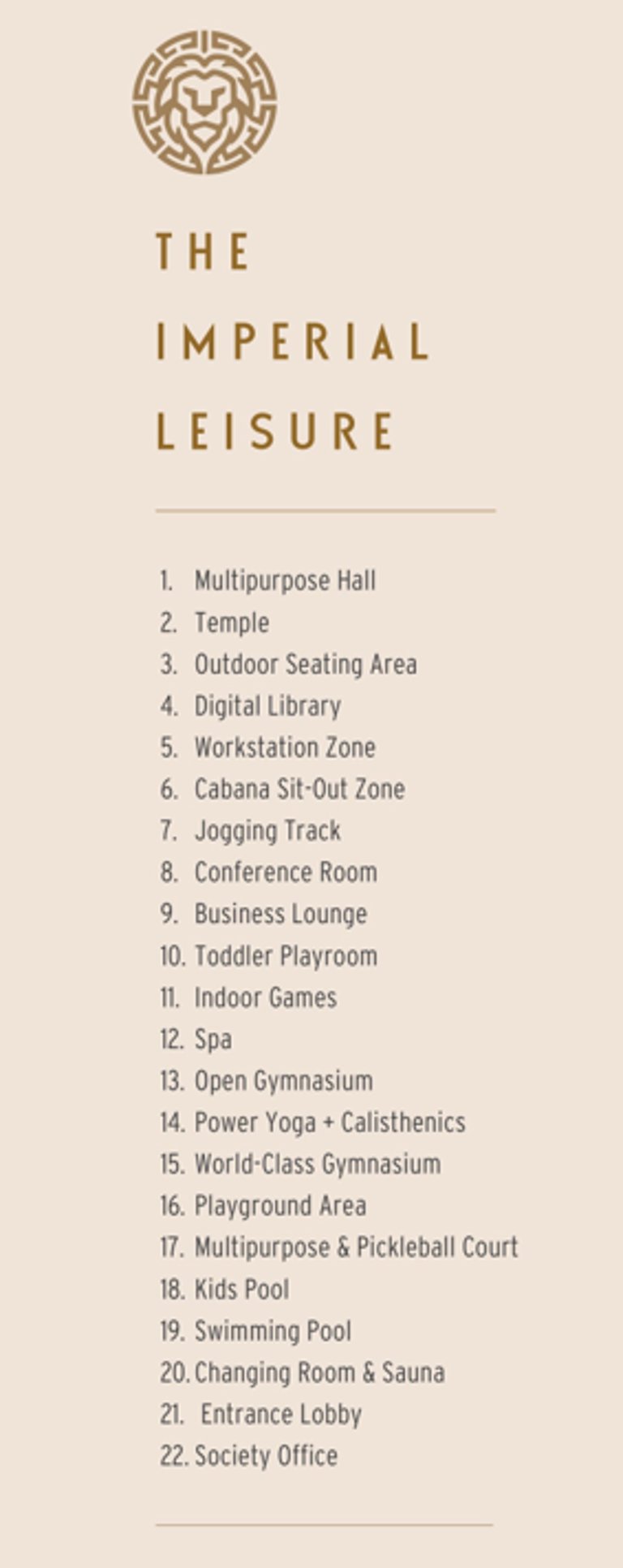 AMENITIES ONE VARA GOREGAON EAST, CODENAME EURO VIBES GOREGAON EAST