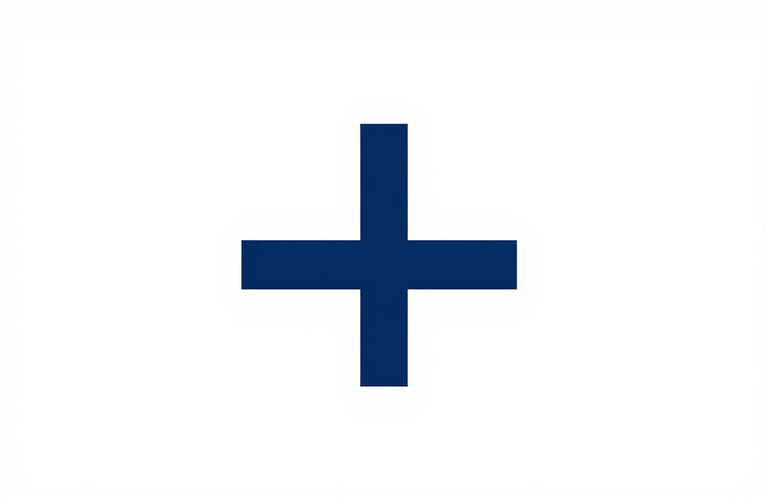 Clean, minimalist medical icon depicting healthcare enrollment, in Navy Blue and Teal on a white background, professional and corporate style.