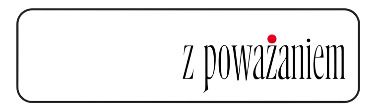 z poważaniem logo