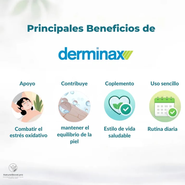 beneficios complemento derminax cuidado piel