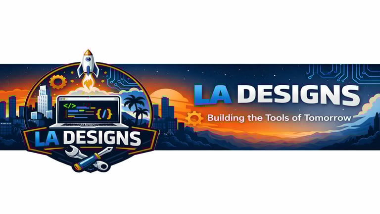 LA DESIGNS logo