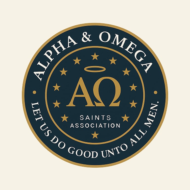 Alpha and Omega Saints Association logo