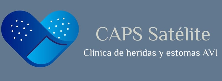 Logotipo de clínica de heridas y estomas