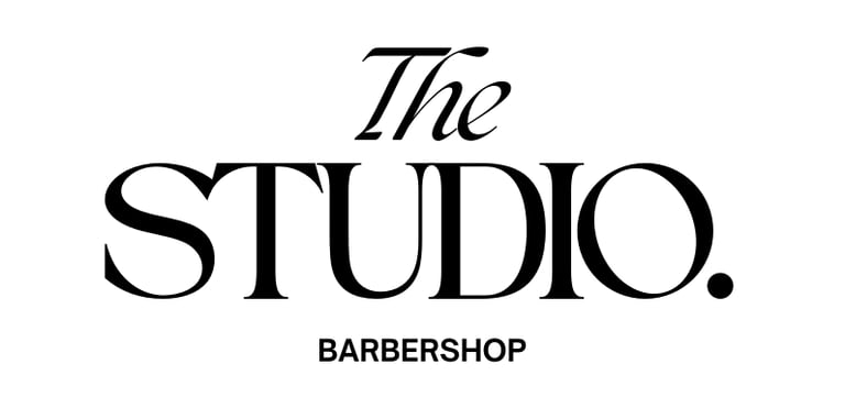 The Studio. Barbershop logo