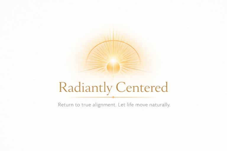 Radiantly Centered Intuitive Life Coaching logo
