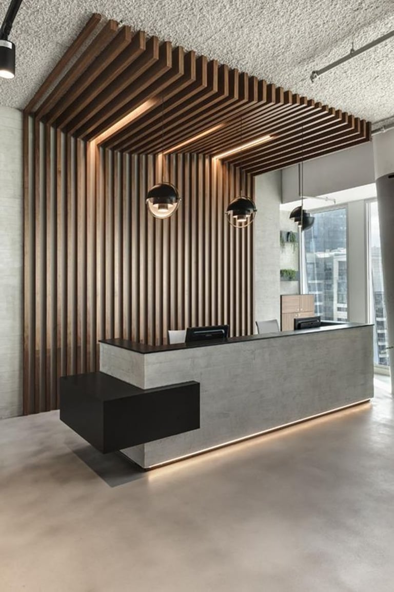 recepciones para oficina