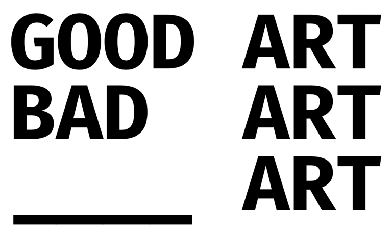 Good Art Bad Art logo