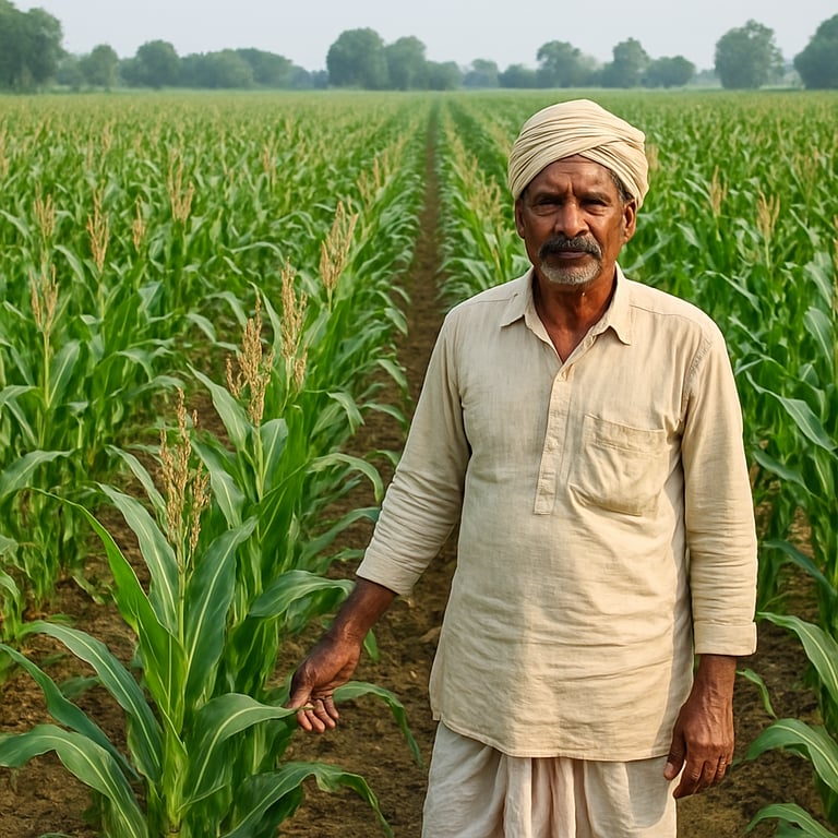 Minimalist contour lines overlaid on a sandy field pattern, evoking Rajasthan’s arid landscape.
