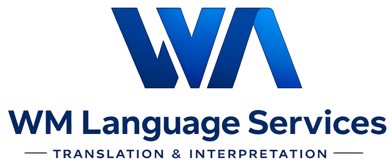 WM Language Services logo