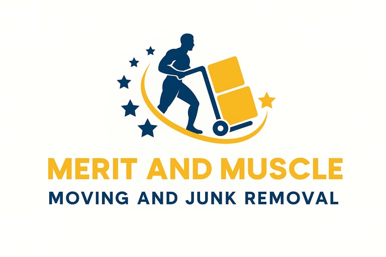 Merit and Muscle Moving logo