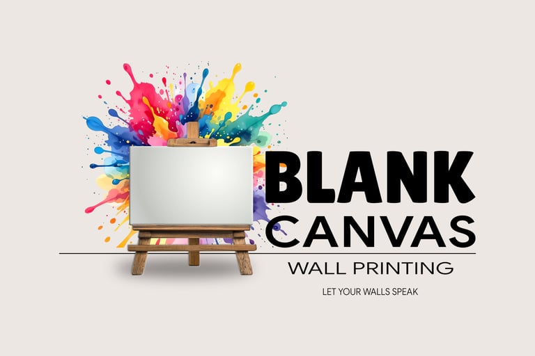 BLANK CANVAS WALL PRINTING INC logo