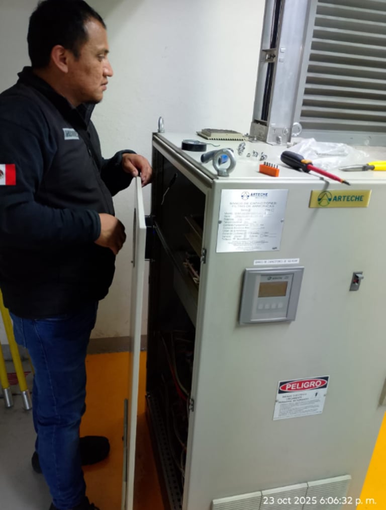 mantenimineto y reparacion de UPS y subestaciones eléctricas de media tesnsión