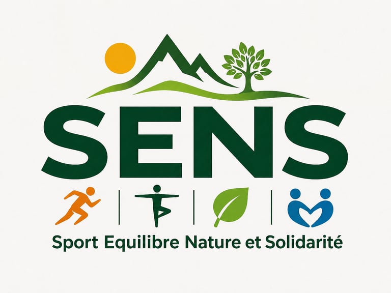 SENS Sport, équilibre, nature et solidarité logo