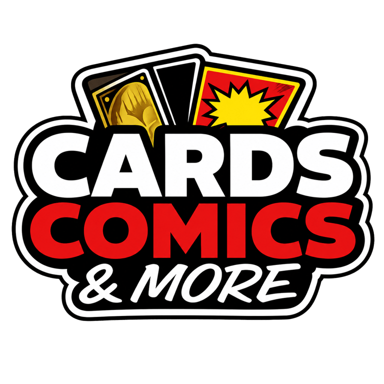 cards, comics, and more logo