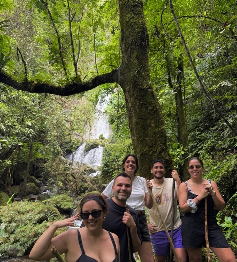 Hiking and waterfalls in Santa Fe National Park Panama