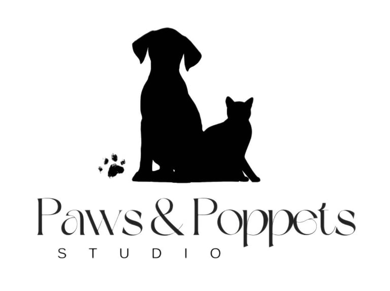 Paws & Poppets Studio logo