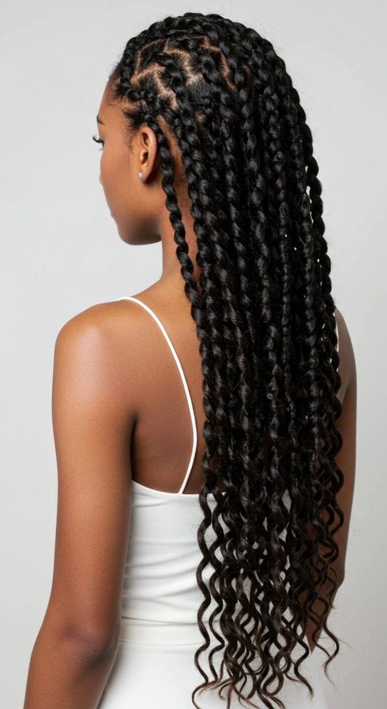 Butterfly locs and passion twists on Black woman mobile hair specialist Essex & Dagenham