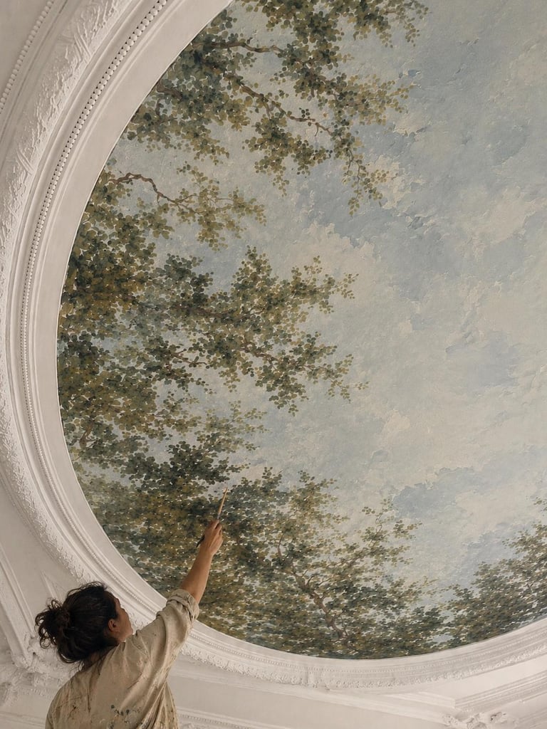Anna Ugryumova Murals Deckenmalerei