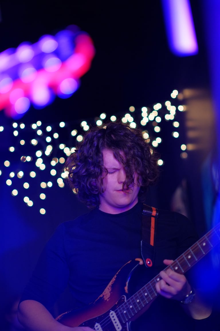 Event photography in Montgomery AL – Warhol live at Village Green Records, live concert photo by Spirit World Photo