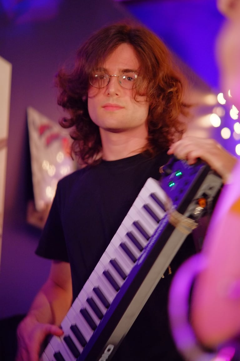 Event photography in Montgomery AL – Carmine Sun at Village Green Records, live concert photo by Spirit World Photo