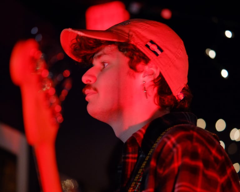 Event photography in Montgomery AL – Warhol at Village Green Records, live concert photo by Spirit World Photo