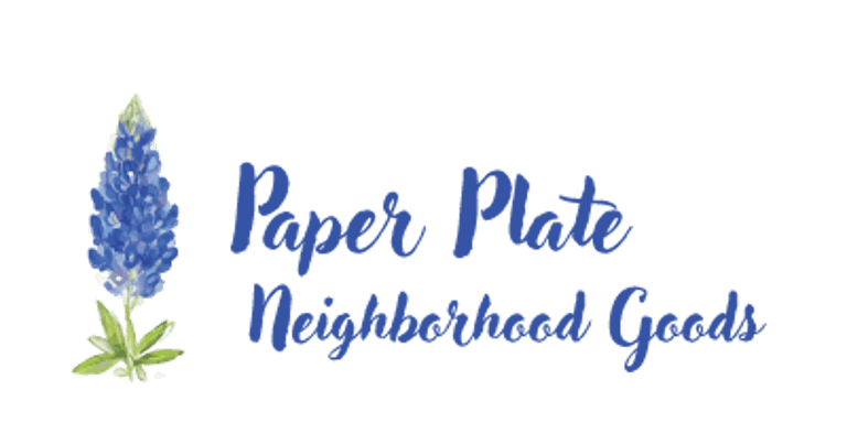 Paper Plate Neighborhood Goods  logo