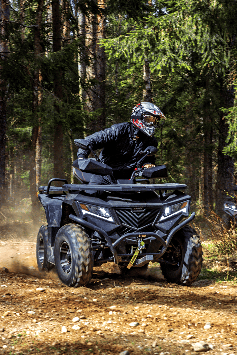 Keturračių nuoma uždaroje trasoje