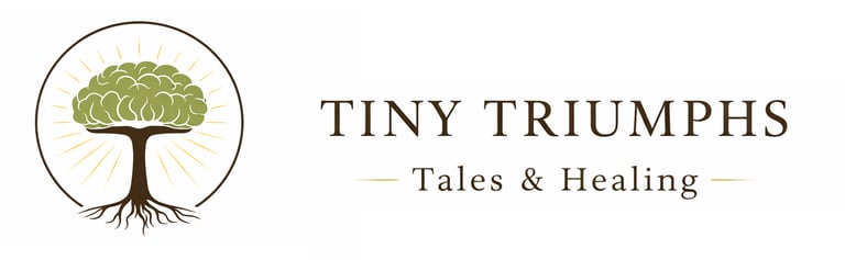 Tiny Triumphs Tales & Healing  logo
