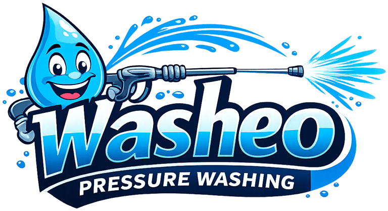 Washeo Pressure Washing logo