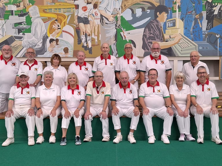 Ogwr Indoor Bowls club members Bridgend