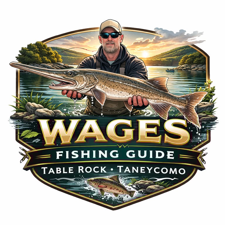 wages fishing guide logo