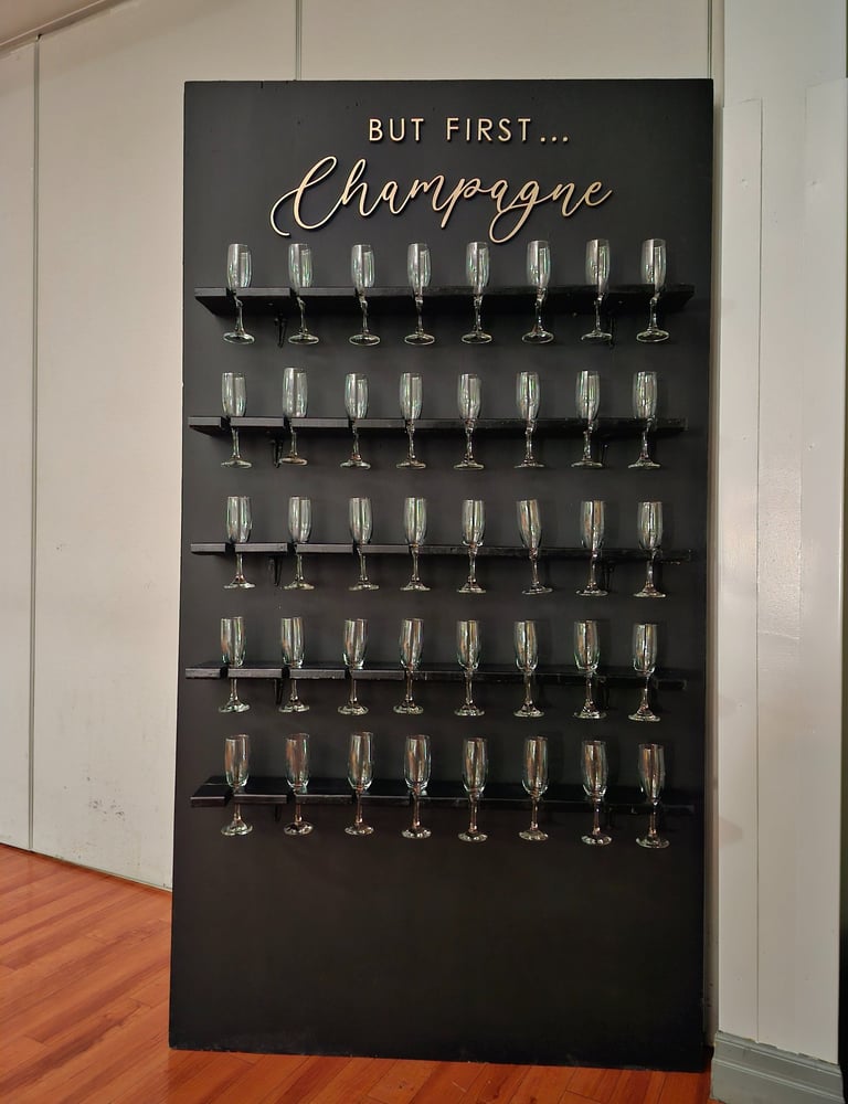 Champagne wall rentals Toronto for weddings by Decors4U