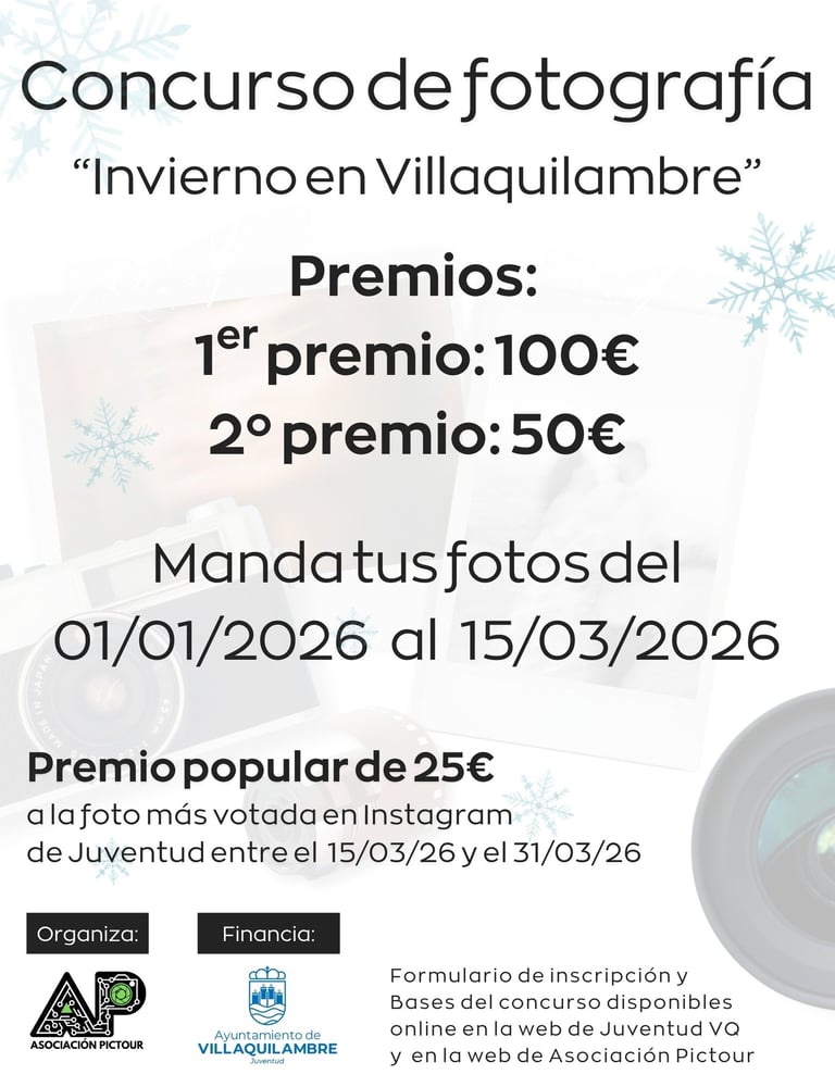 Cartel del concurso. Premios e información