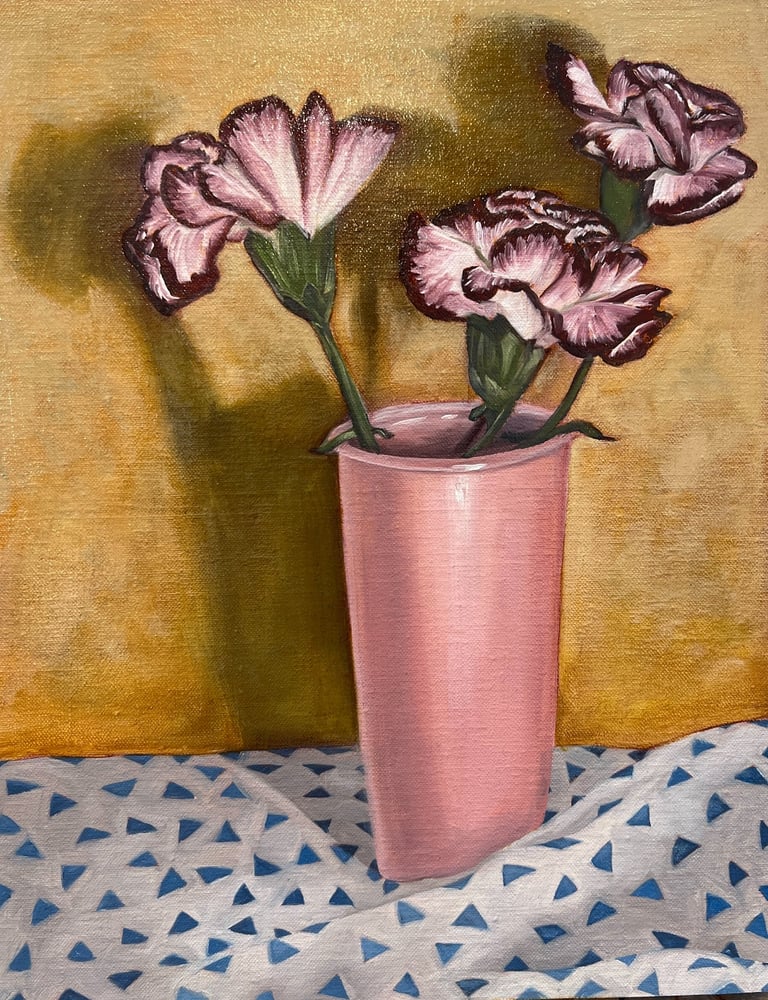 Mother's day. Oil on linen. 36 x 28 cm.