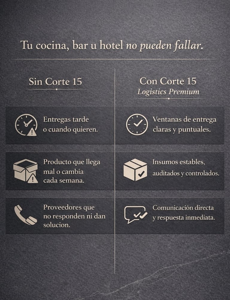 optimización de abastecimiento gastronómico para restaurantes y hostelería en León Gto