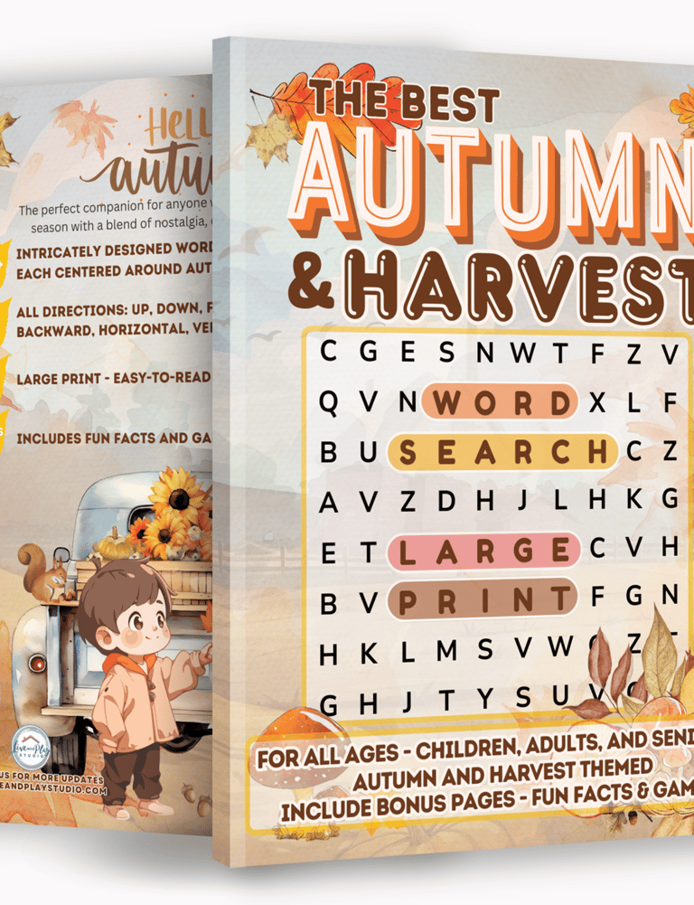 Autumn & Harvest Word Search Book
