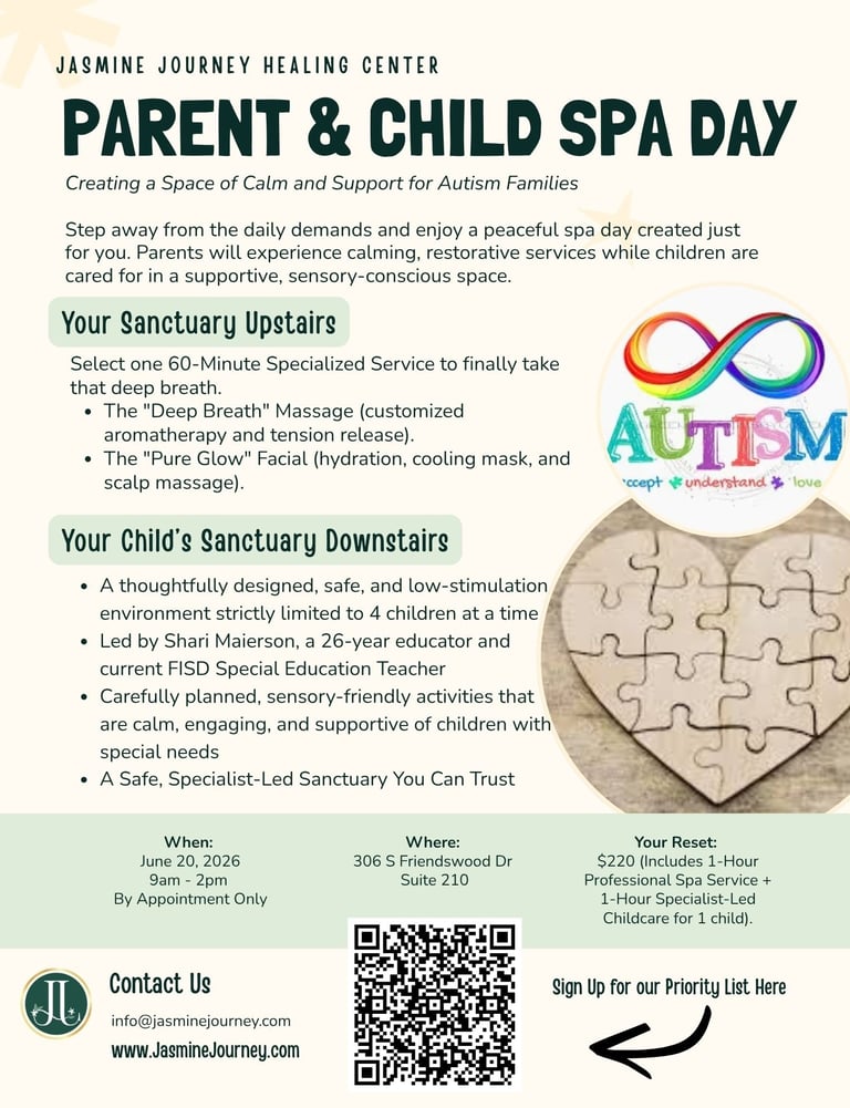 autism acceptance spa day for parents
