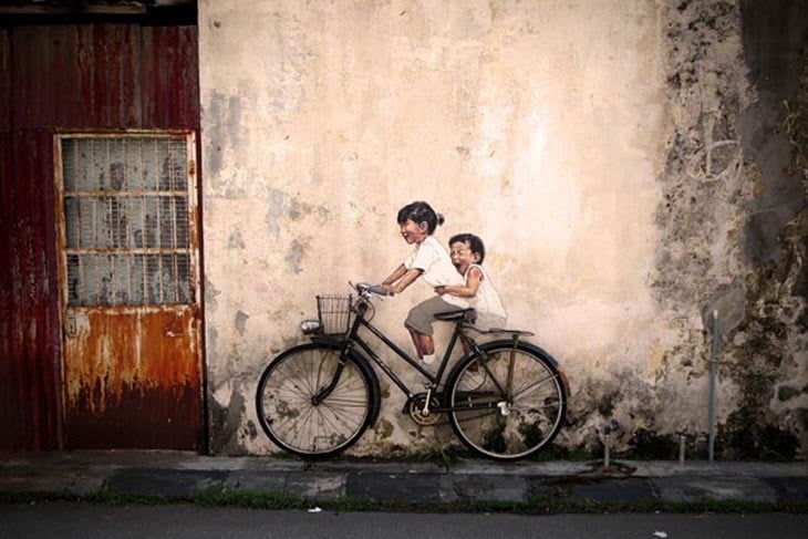 Back to Nature – Ernest Zacharevic (Malásia)