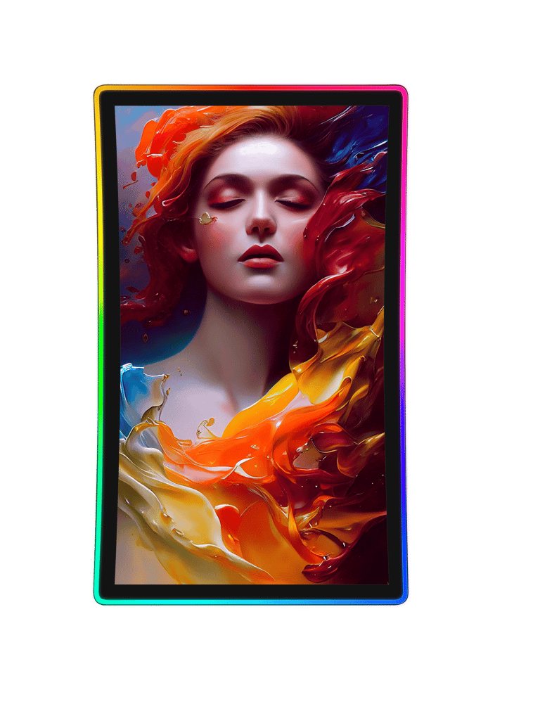 ClaraTech 43 inch 4K J-Curve touch monitor for next-gen casino slot machines