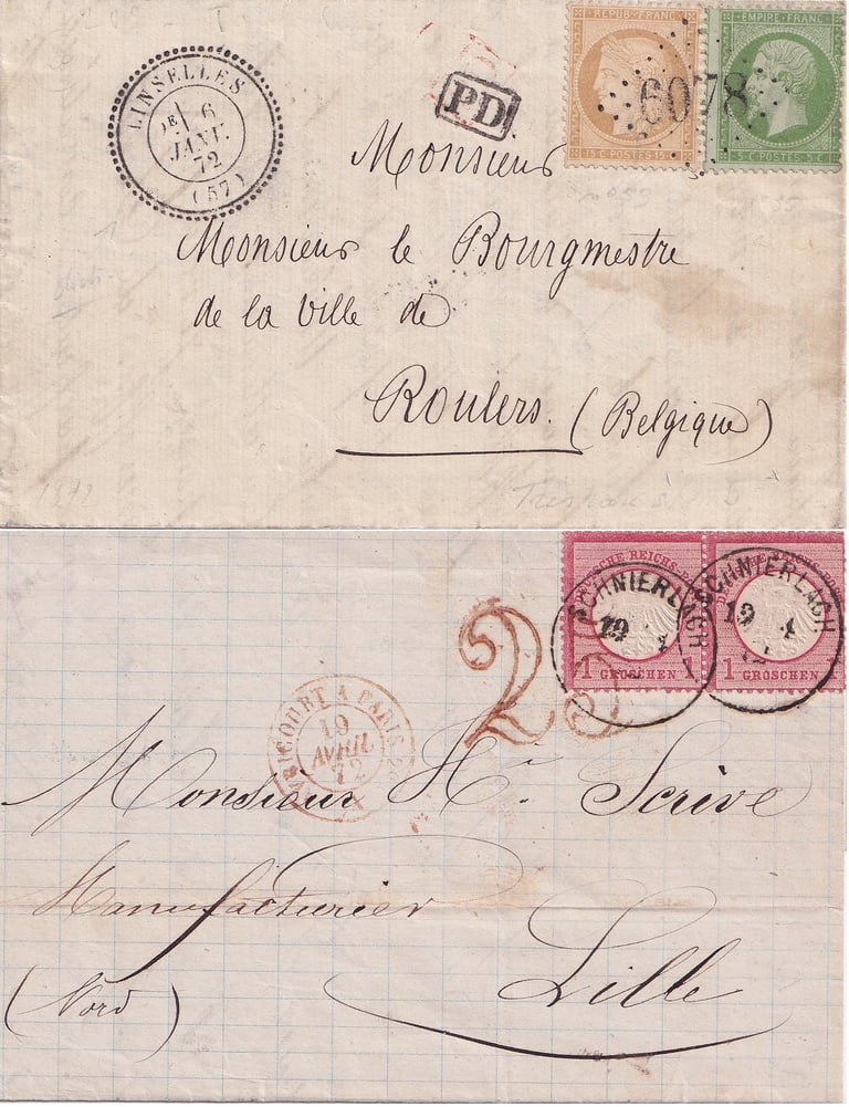 Grenzrayon Posttarif und Doppelporto