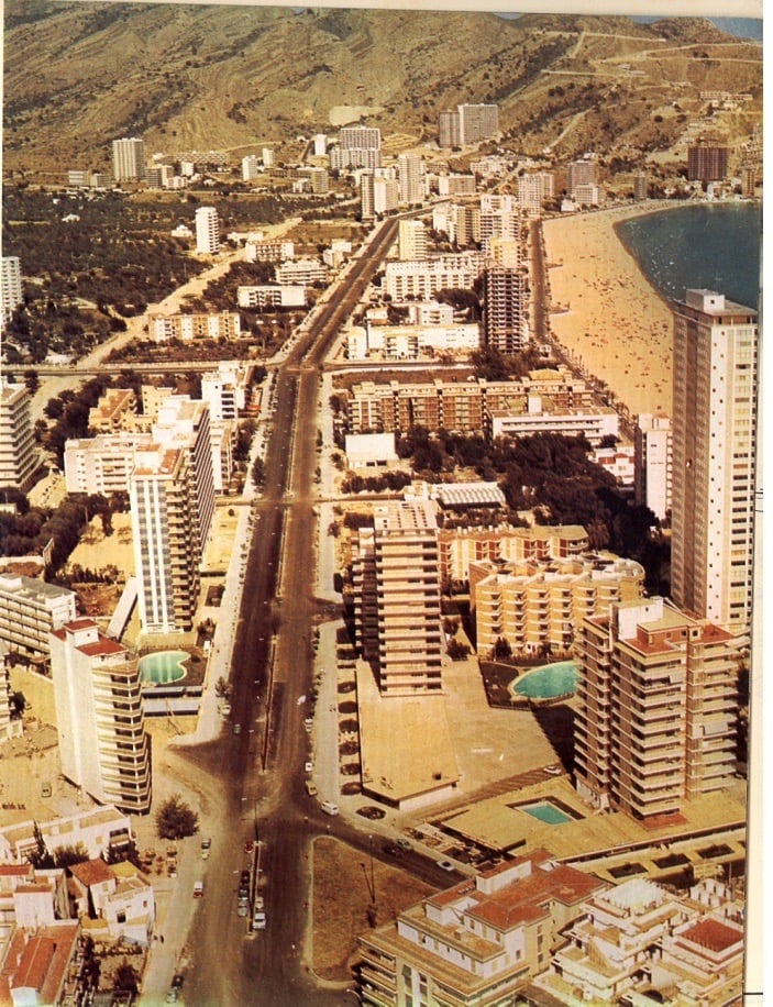 av. mediterraneo Benidorm 1971
