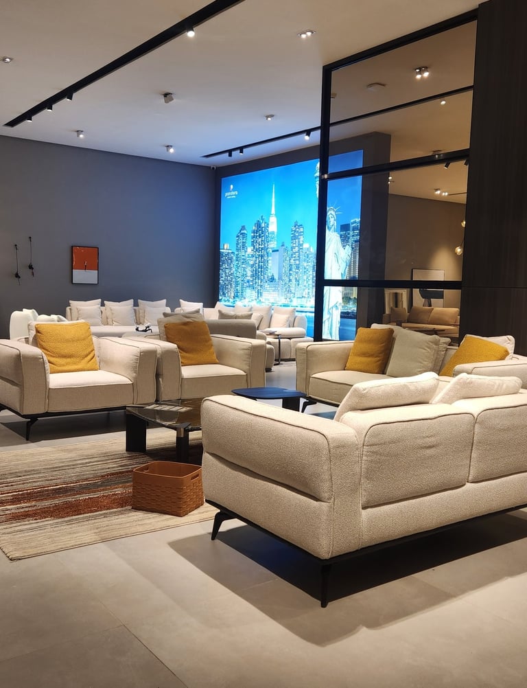 Luxury custom Sofa in ahmedabad store