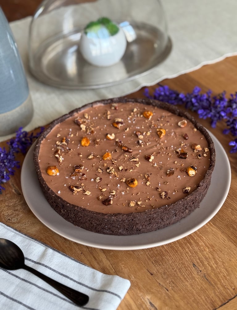 Tarte mousse au chocolat