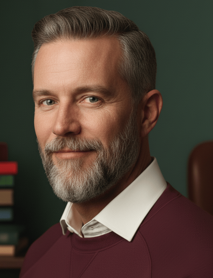 Graham Holloway host of TID Podcast profile three quarter left