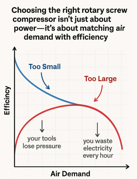Choosing the right rotary screw compressor | wemano