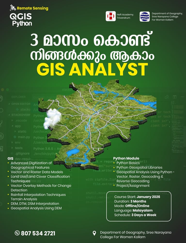 QGIS Python course in Kerala