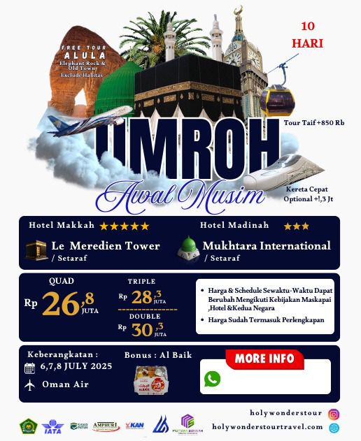 Paket Umroh | Holy Wonders Tour & Travel