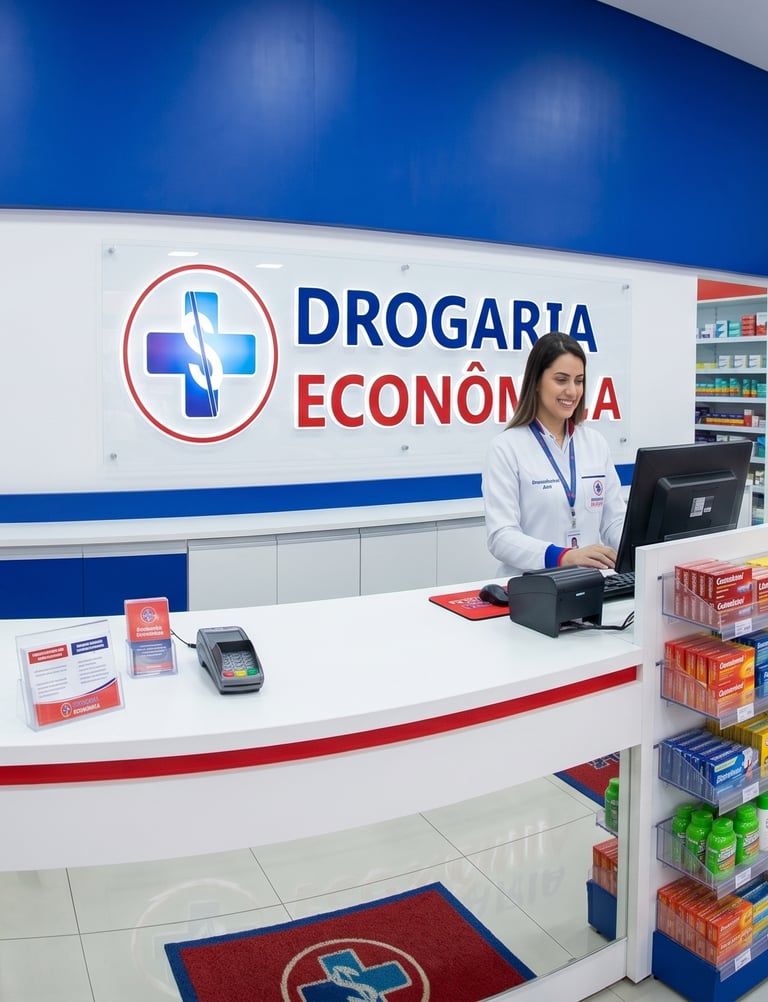 Encontre sua farmácia. Drogaria Econômica Manoel Duarte.