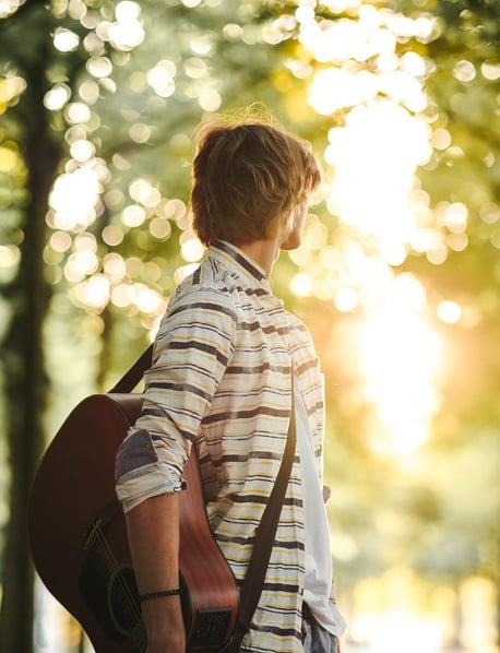 Bild vom Musiker und Lehrer Fabian Lenschow "Faby"